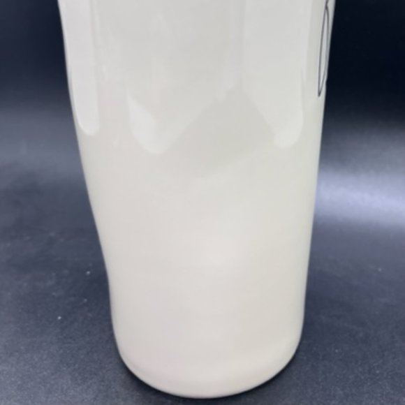 Rae Dunn BLESSED Ceramic Mug Cup Tumbler Travel Ivory White w/ Lid Artisan Coll. - Picture 4 of 7